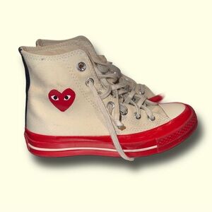Converse Comme des garçon high Women’s 5.5 Men’s 3.5